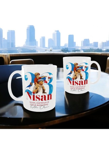 23 Nisan Kupa Bardak Atatürk Baskılı Kupa Bardak fiyatları