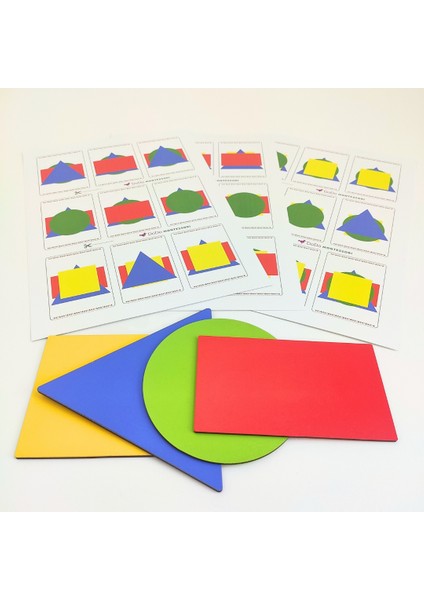 Eğitici Aktivite: Kat Kat Şekiller Eşleştirme ve Yapılandırma Oyunu | Okul Öncesi Ahşap Geometrik Parçalarla Montessori Aktivitesi | Görsel Algı – Problem Çözme – Motor Beceriler indirimleri