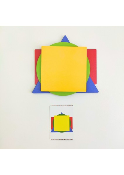 Eğitici Aktivite: Kat Kat Şekiller Eşleştirme ve Yapılandırma Oyunu | Okul Öncesi Ahşap Geometrik Parçalarla Montessori Aktivitesi | Görsel Algı – Problem Çözme – Motor Beceriler