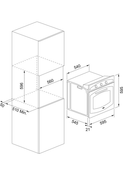Fırın Fco 86 H 116.0696.542 fiyatları