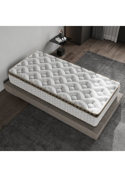 Cortado Tek Kişilik Pedli Paket Yaylı Yatak 30 cm