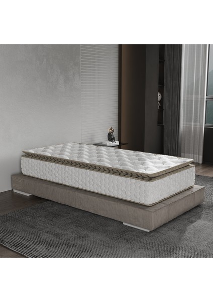 Cortado Tek Kişilik Pedli Paket Yaylı Yatak 30 cm fırsatları