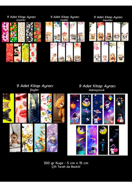 153'LÜ Kitap Ayracı Seti - Özel Paket9
