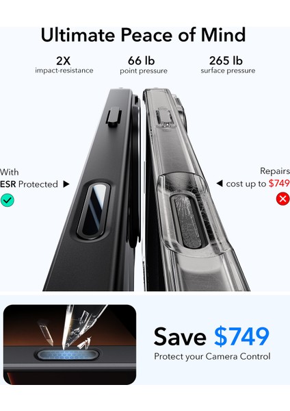 Iphone 16 Pro Halolock Mag Safe Classic Hybrid Stantlı Silikon Kılıf - Kamera Kontrol Buton fırsatları