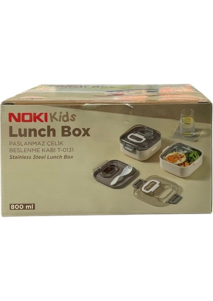 Paslanmaz Çelik Beslenme Yemek Kabı 800 ml