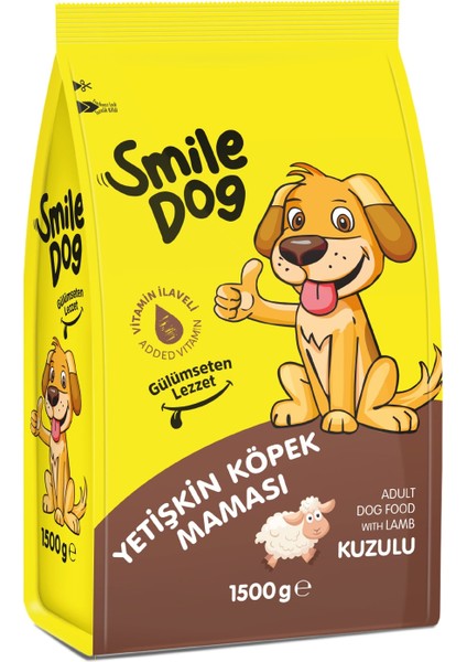 Dog Yetişkin Köpek Kuzulu 1,5 kg Kuru Mama