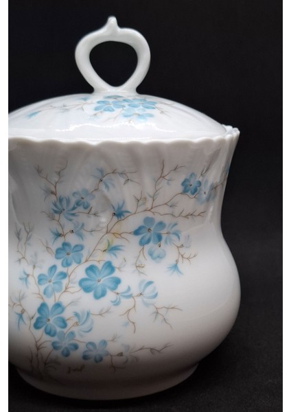 Jammet Seignolles Venüs Formlu Antika Mavi Kapaklı Şekerlik 350 ml indirimleri