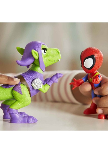 Spidey ve Inanılmaz Arkadaşları Dino-Webs 2’li Figür Paketi - Spidey ve Goblin Raptor G0120 modelleri