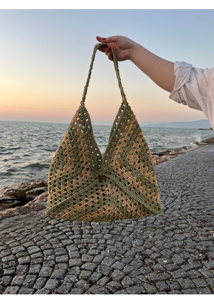 Hasır Çanta, Hasır Omuz Çantası, Örgü Omuz Çantası fırsatları
