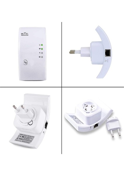 300MBPS Wi-Fi Sinyal Arttırıcı - 2.4g Wi-Fi Tekrarlayıcı Geniş Menzilli Beyaz Repeater fiyatları