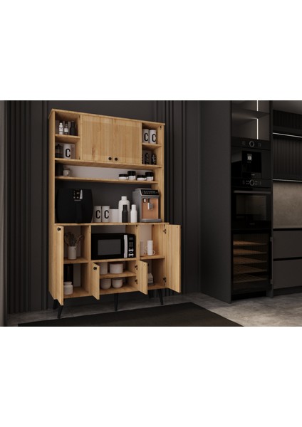 Melura Kahve Köşesi 120 cm %100 Mdf Çok Amaçlı Dolap fiyatları