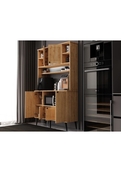 Melura Kahve Köşesi 120 cm %100 Mdf Çok Amaçlı Dolap modelleri