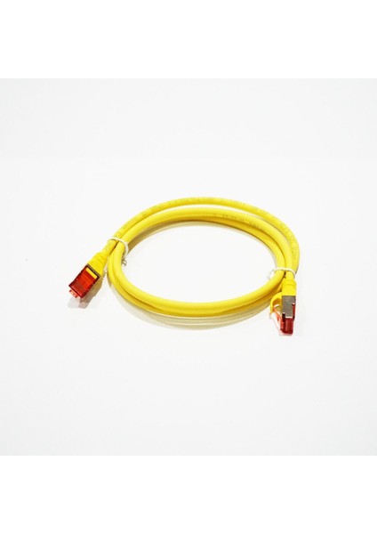 Bakır Patch Kablo S/ftp Cat6 1 mt Lszh Sarı Assman