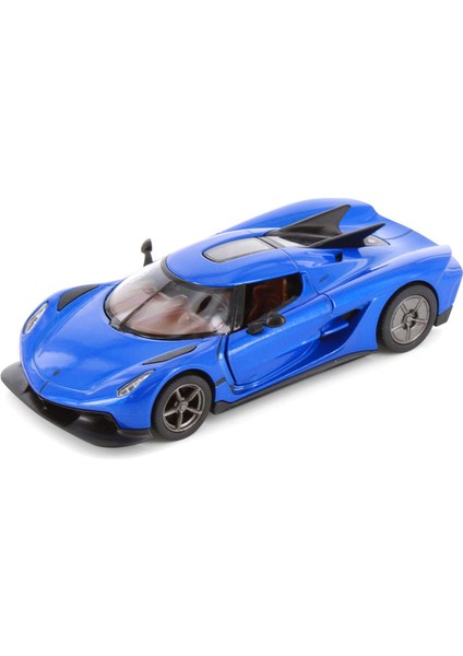 Metal Çek Bırak Araba Koenigsegg Jesko Absolut 1/36 Ölçekli