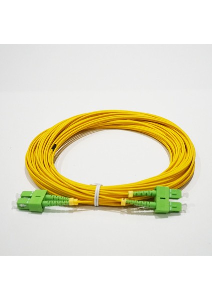 Fiber Optik Patch Kablo Scapc/scapc Dx Sm 15MT Çap:2mmlszh
