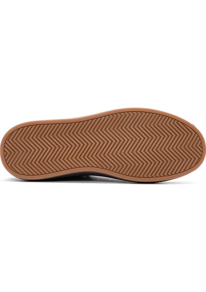 Erkek Siyah Bağcıklı Deri Sneaker 25WFD693418 fırsatları