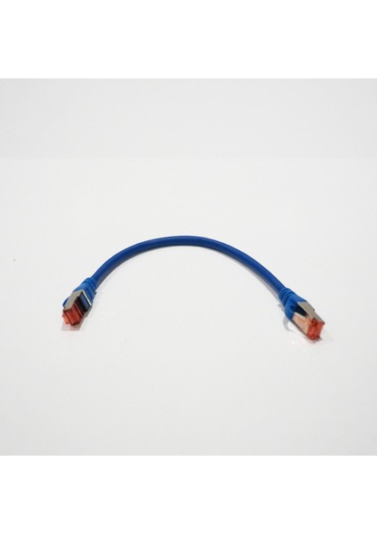 Bakır Patch Kablo S/ftp Cat6 0,25 mt Lszh Mavi Assman