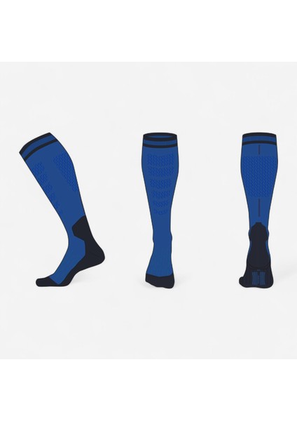 Wedze Çocuk Kayak Çorabı - Mavi - 500
