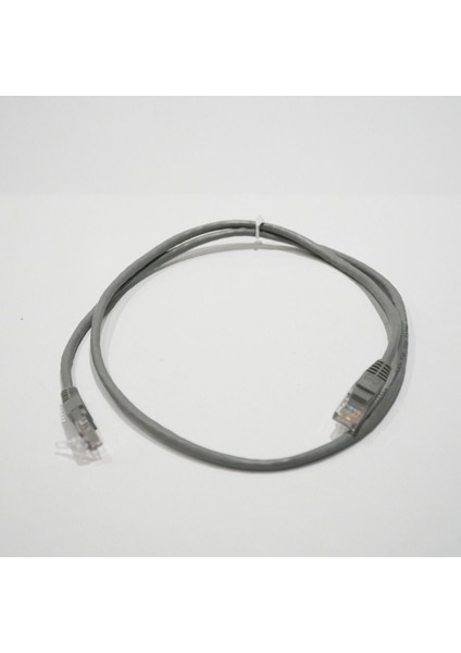 Bakır Patch Kablo Utp CAT5E 1 mt Lszh Gray