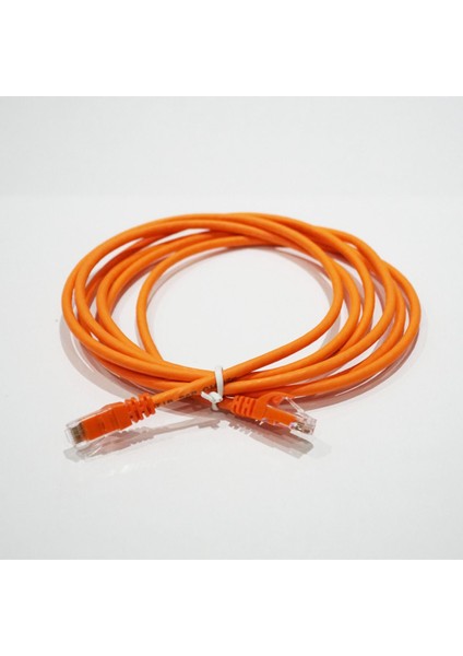 Bakır Patch Kablo Utp Cat6 3 mt Lszh Turuncu