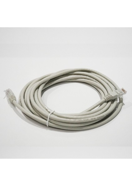 Bakır Patch Kablo Utp CAT6A 5 mt Pvc Gray