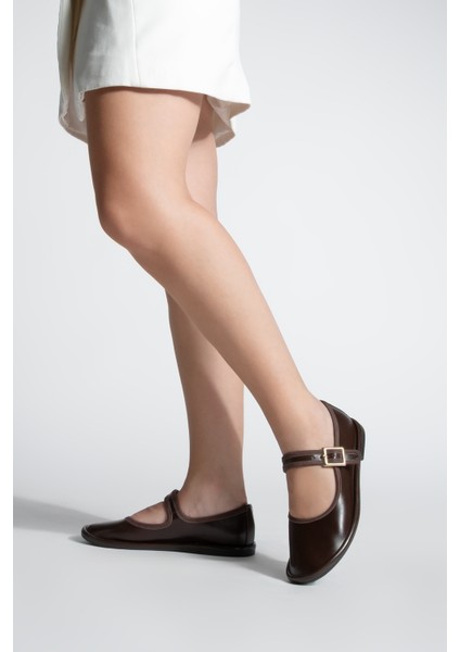 Kadın Bantlı Babet Lunari Kahve fırsatları