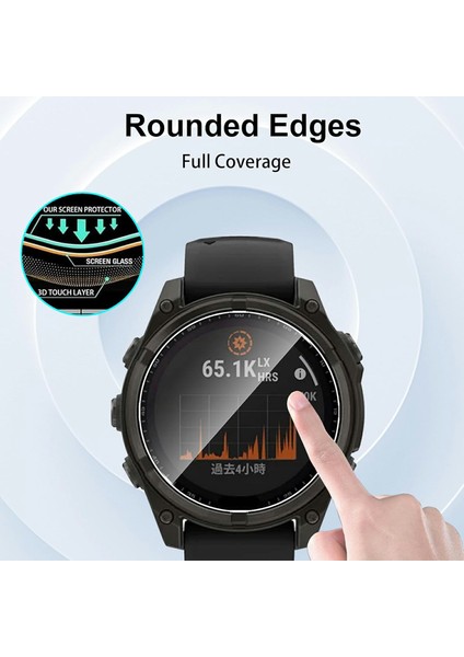 Garmin Fenix 8 47MM Ekran Koruyucu Hd Şeffaf Saat Ekran Filmi Için 3 Adet (Yurt Dışından) fiyatları