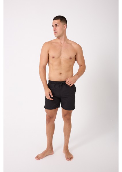 Düz Renk Erkek Yüzme Deniz Şortu Cepli Fileli DMN105001 fiyatları