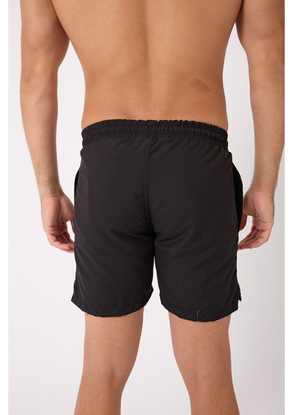 Düz Renk Erkek Yüzme Deniz Şortu Cepli Fileli DMN105001