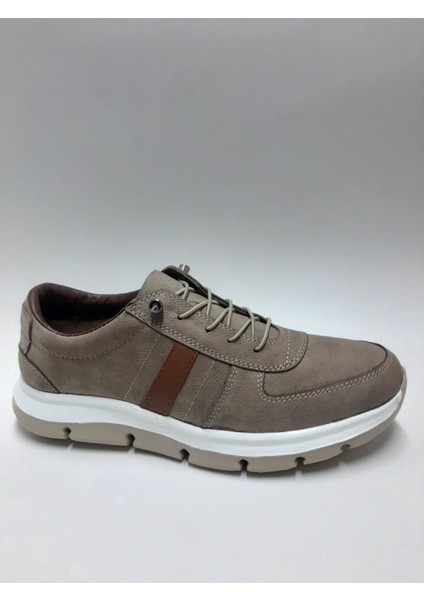 Hakiki Deri Nubuk Kum Rengi Hafif Rahat Bağcıksız Günlük Yazlık Erkek Ayakkabı C-923012VLC fiyatları
