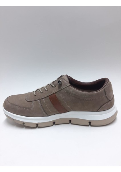 Hakiki Deri Nubuk Kum Rengi Hafif Rahat Bağcıksız Günlük Yazlık Erkek Ayakkabı C-923012VLC modelleri