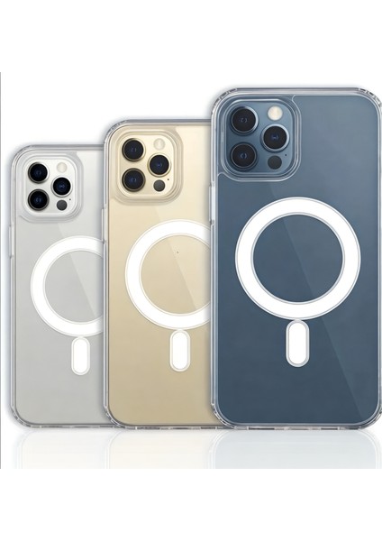 IPhone 14 Pro Uyumlu Kılıf Magsafe Köşe Korumalı Vakumlu Sert Silikon Kapak modelleri