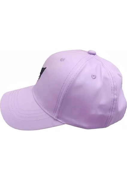 Kuromi Nakışlı Mor Çocuk Şapkası | Ayarlanabilir Pamuklu Yazlık Kep | Anime Karakterli modelleri