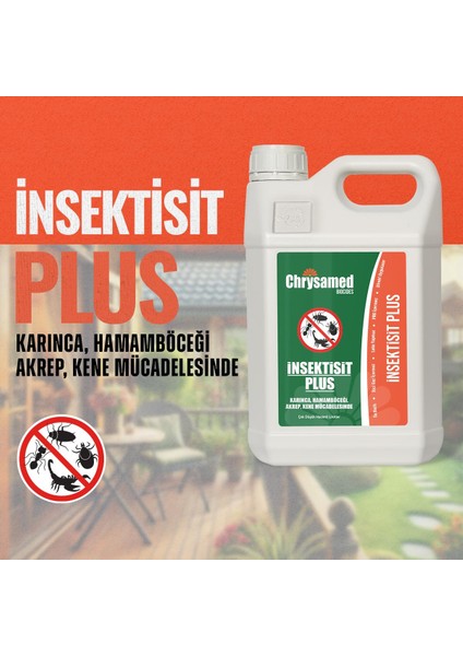 Insektisitt Plus 5 Lt Karınca Hamamböceği Akrep Kene Mücadelesi İçin