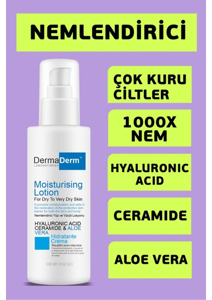 24 Saat Etkili Günlük Yoğun Nemlendirici Cilt Bakım Kremi 100 ml