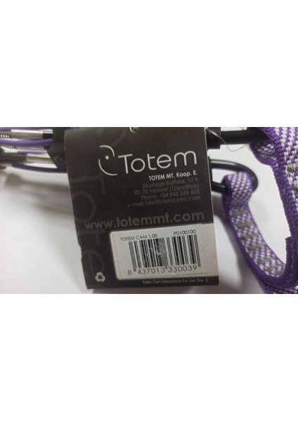 P0100100 Totem Cam 1.00 Climbing Cam Tırmanma Koruması Totem Tırmanma Kamerası - Mor 1.00 Tanım 1.25 fiyatları