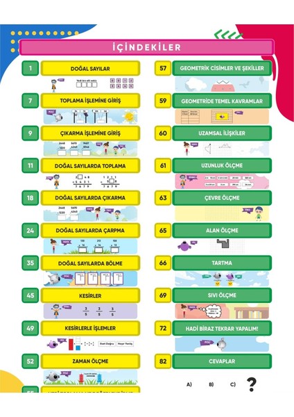 4.sınıf Canlanan Matematik Soru Bankası ve Resimli Ingilizce - Türkçe Sözlük | Okunuşlu fiyatları