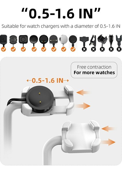 Aoduke AJZJ02S Google/huawei/garmin/samsung Saat Şarj Istasyonu Için Şarj Tabanı Standı - Beyaz (Yurt Dışından) indirimleri