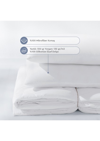 Bedding Handy Roll Pack Yastık & Yorgan Seti ( Çift Kişilik 195X215 Cm) fiyatları