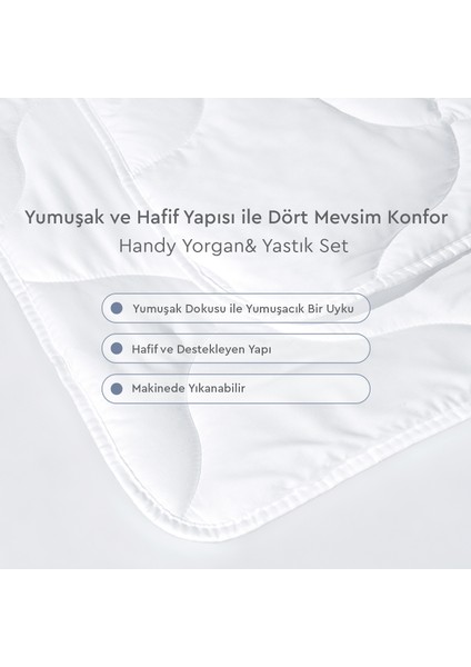 Handy Roll Pack Yastık & Yorgan Seti ( Tek Kişilik 155X215 Cm) modelleri