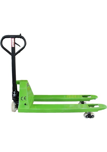 Truva Transpalet Yeşil Flex 2.5 Ton Beyaz Teker