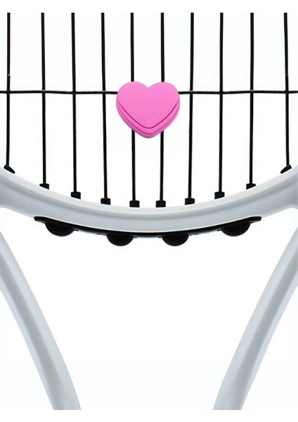 Tenis Titreşim Engelleyici Pembe Kalp