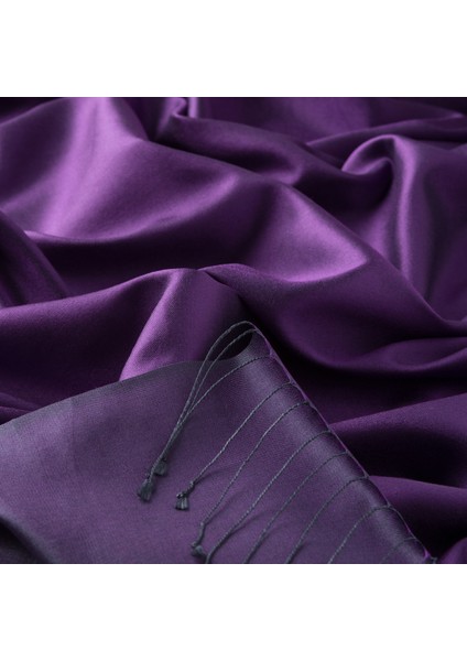 Mor Menekşe Ipekevi Çift Taraflı Ipek Şal 927 fiyatları