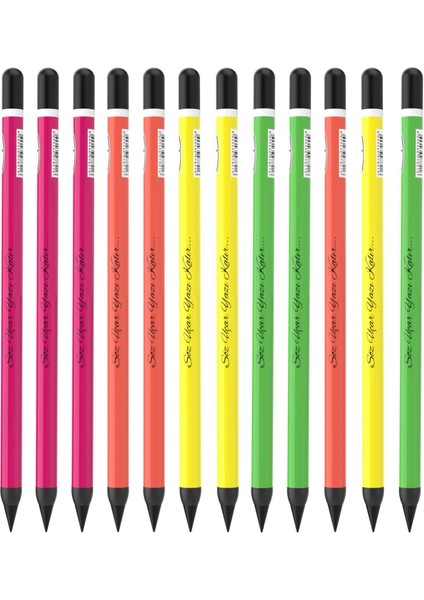Panpen Neon Serisi Bitmeyen Kurşun Kalem (PAN721) 12 Adet