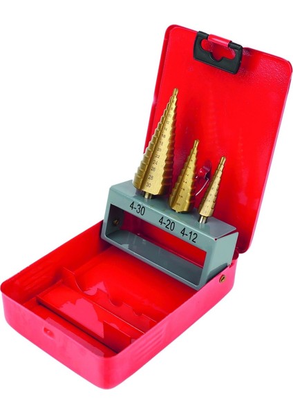 Kademeli Matkap Ucu Seti ( Metal Kutu ) 4-12 4-20 4-32 Mm - 2426 fiyatları