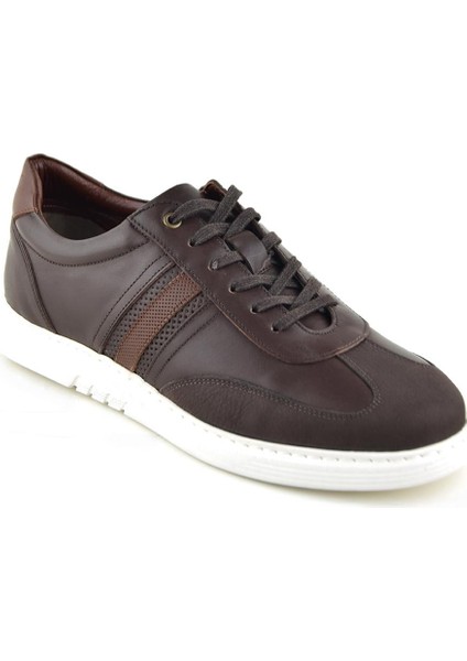 2204 Kahve Spor Hakiki Deri Ayakkabı