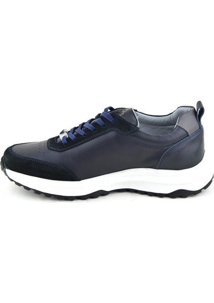 2606 Lacivert Spor Hakiki Deri Ayakkabı modelleri