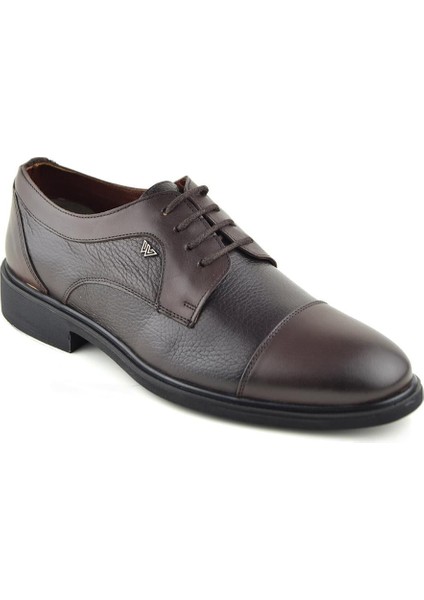 2447 Kahve Klasik Hakiki Deri Ayakkabı