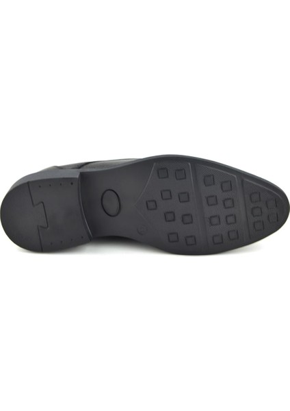 2447 Siyah Klasik Hakiki Deri Ayakkabı fırsatları