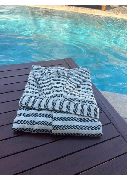 Kapüşonlu Pamuk Dokuma Unisex Bornoz Peştemal modelleri